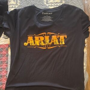 Ariat Black and Orange Graphic Tee